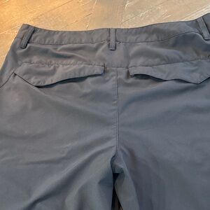 Classic Navy Flat Front Men's Shorts